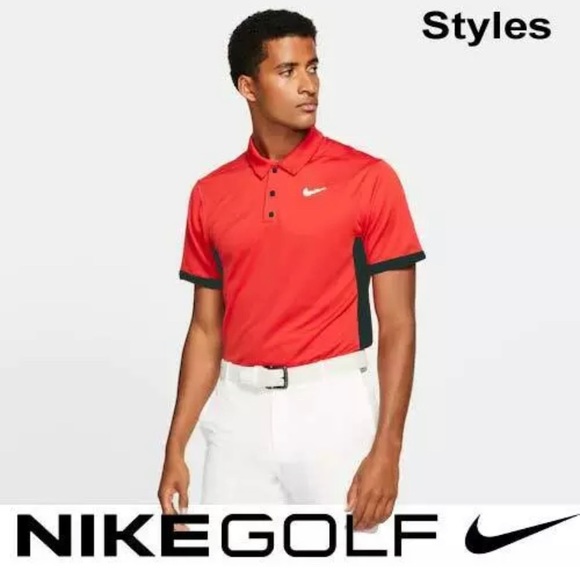 gym red polo shirt